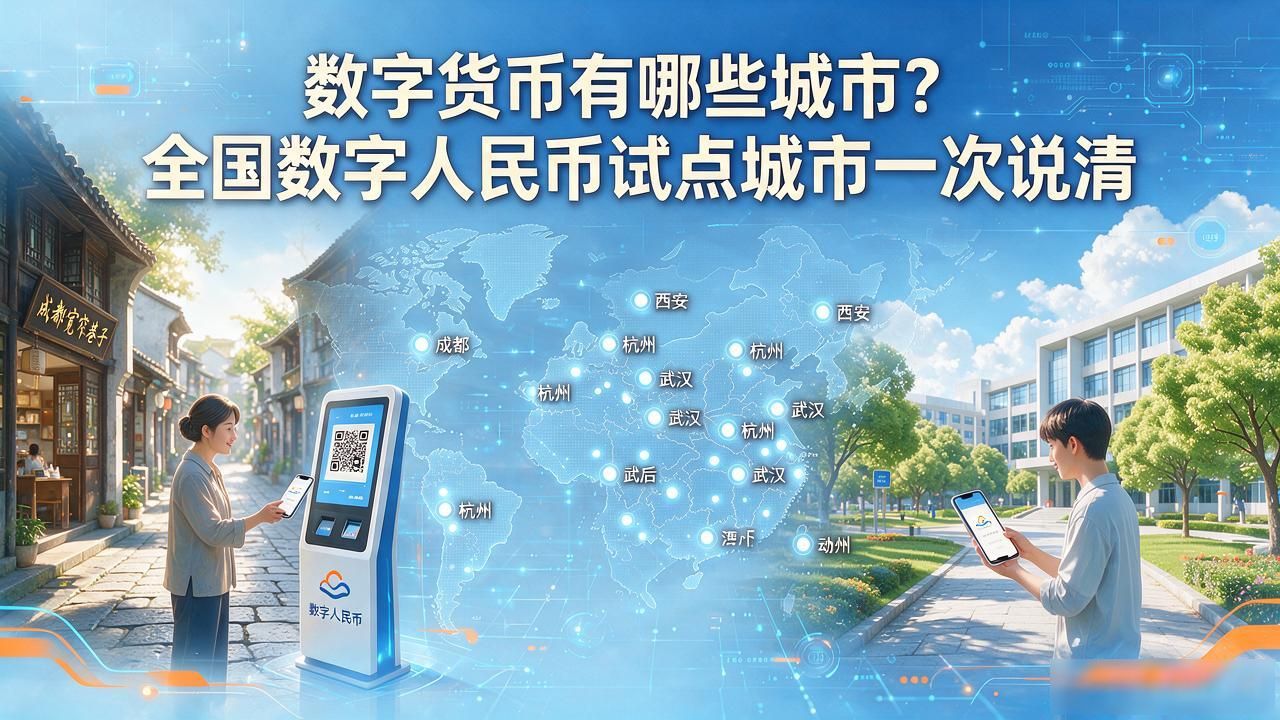 数字人民币试点城市_数字货币有哪些城市_数字人民币商户覆盖