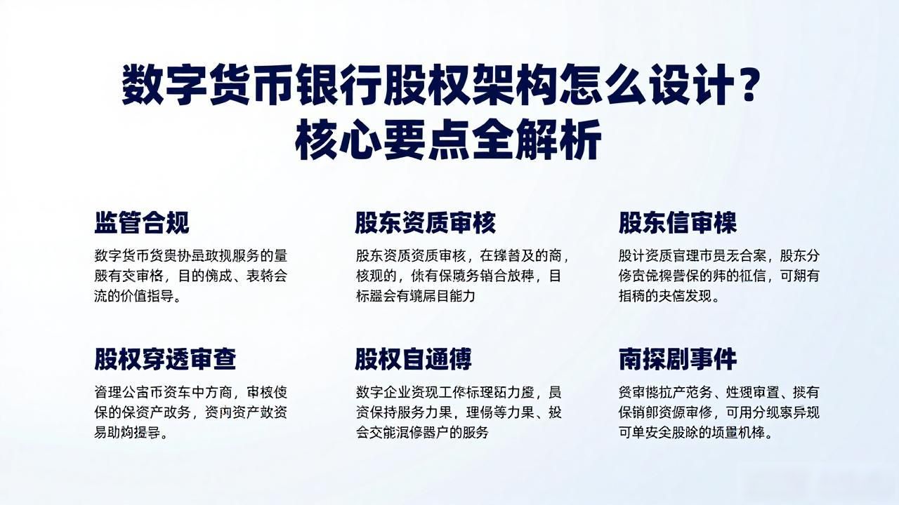 合规性激励性与稳定性平衡_数字货币银行股权架构_数字货币银行股权架构设计