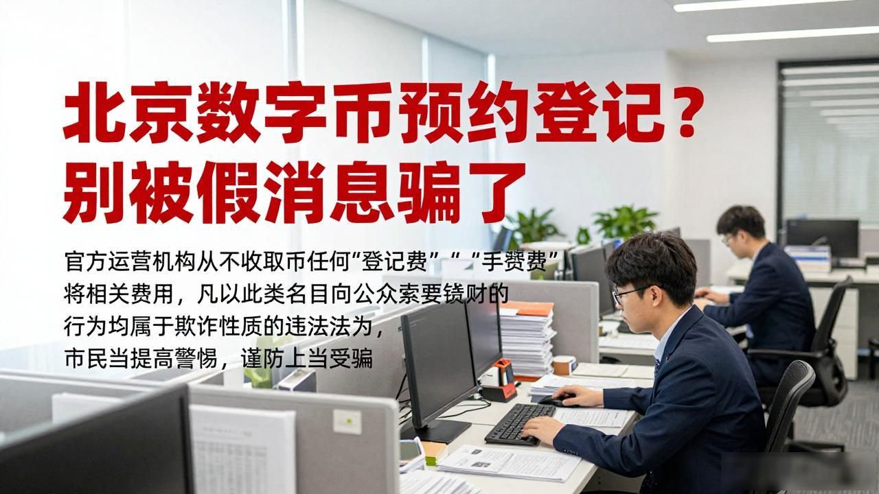 北京数字货币预约登记_央行数字人民币官方渠道_北京数字货币预约登记骗局