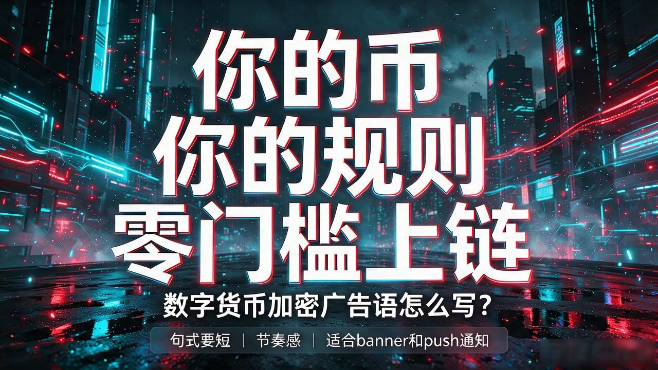 数字货币加密广告语_加密货币slogan创作_数字货币广告语
