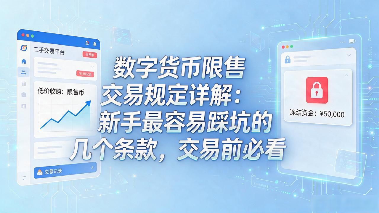 数字货币限售交易规定_锁定期交易规则_数字货币限售规定