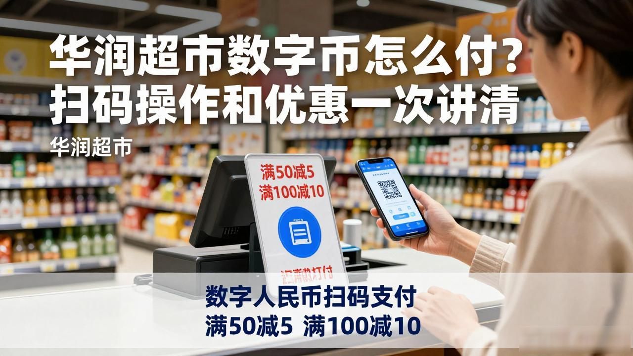 数字人民币 优惠 活动_华润超市数字货币_数字人民币 付款 流程