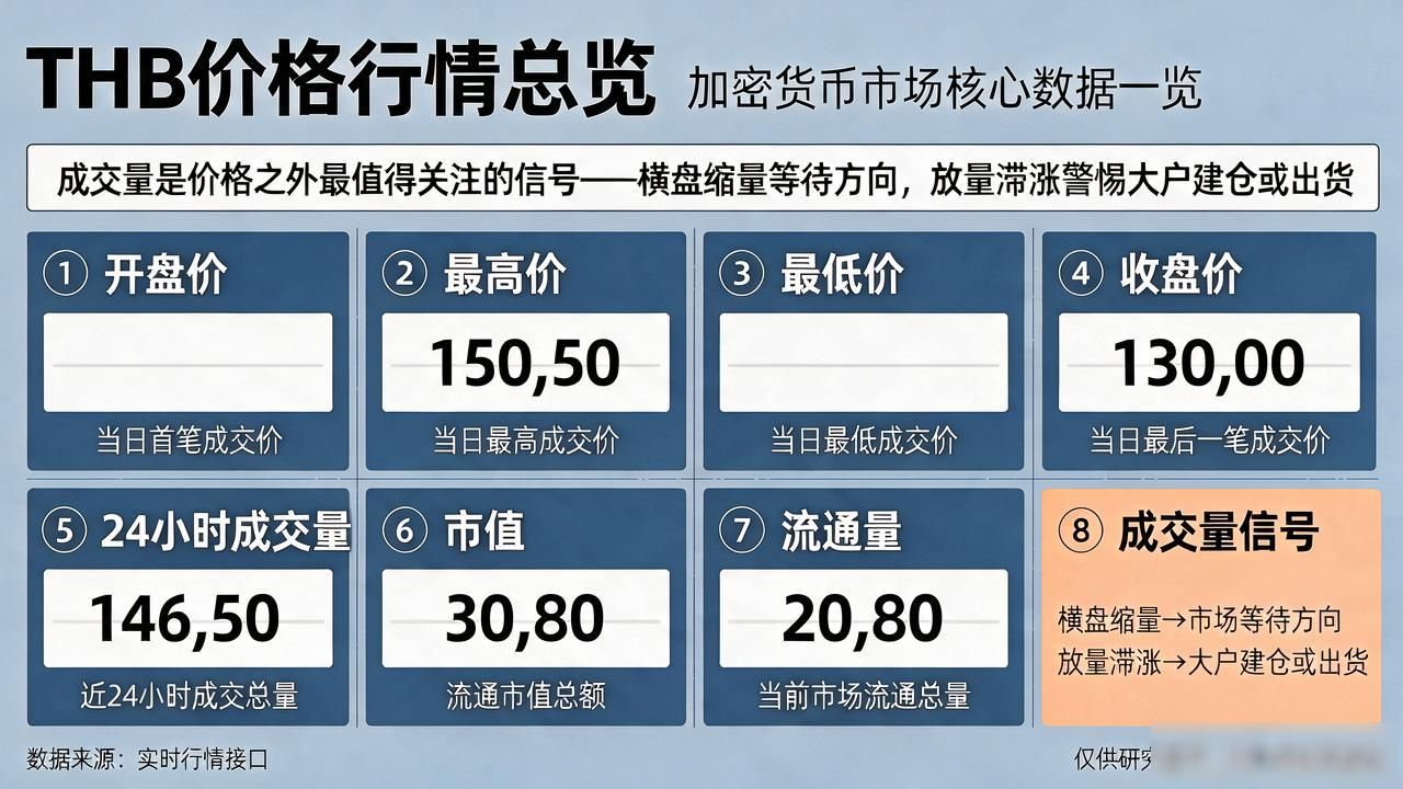 thb数字货币价格表_THB价格走势分析_THB价格表