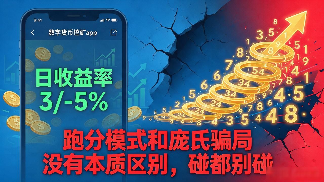 手机挖矿app是骗局吗_云矿分账与庞氏骗局区别_数字货币挖矿ap