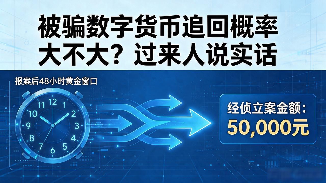 数字货币被骗追回概率_经侦立案金额标准与报案黄金窗口期_数字货币被骗后追回概率分析