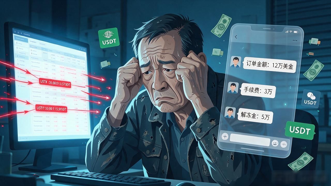 数字货币接款骗局_USDT结算诈骗手法识别_数字货币接款骗局拆解