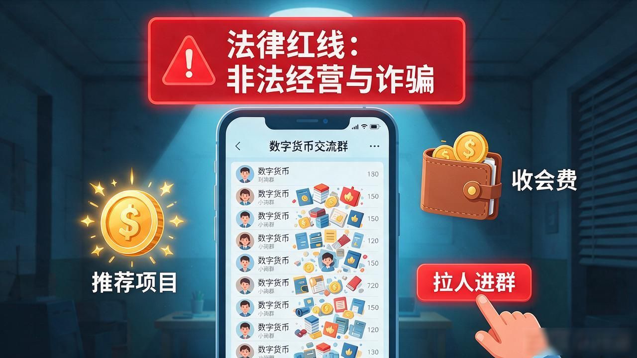 数字货币交流群法律风险_数字货币交流群犯法吗_拉群收会费法律风险