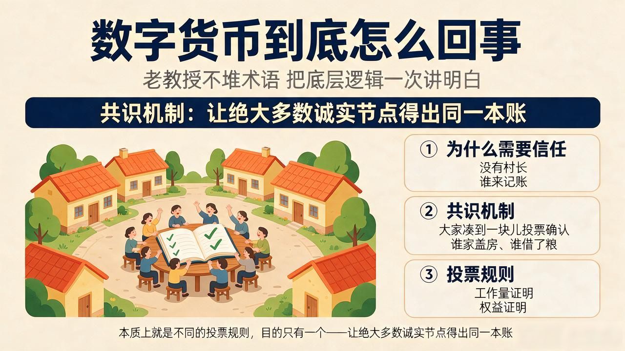 数字货币与比特币的区别_数字货币教授讲解_分布式账本工作原理