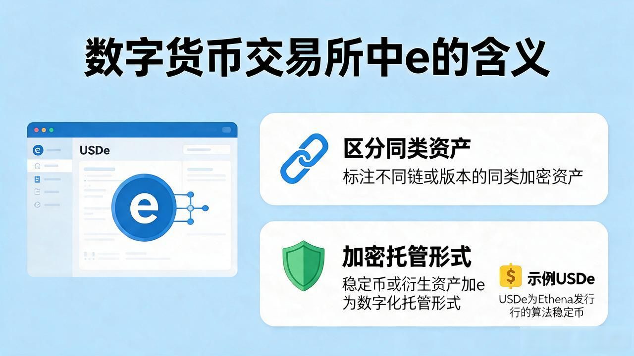 在数字货币交易所中e表示什么_数字货币交易中交易对e的含义_加密货币交易对字母e的用途