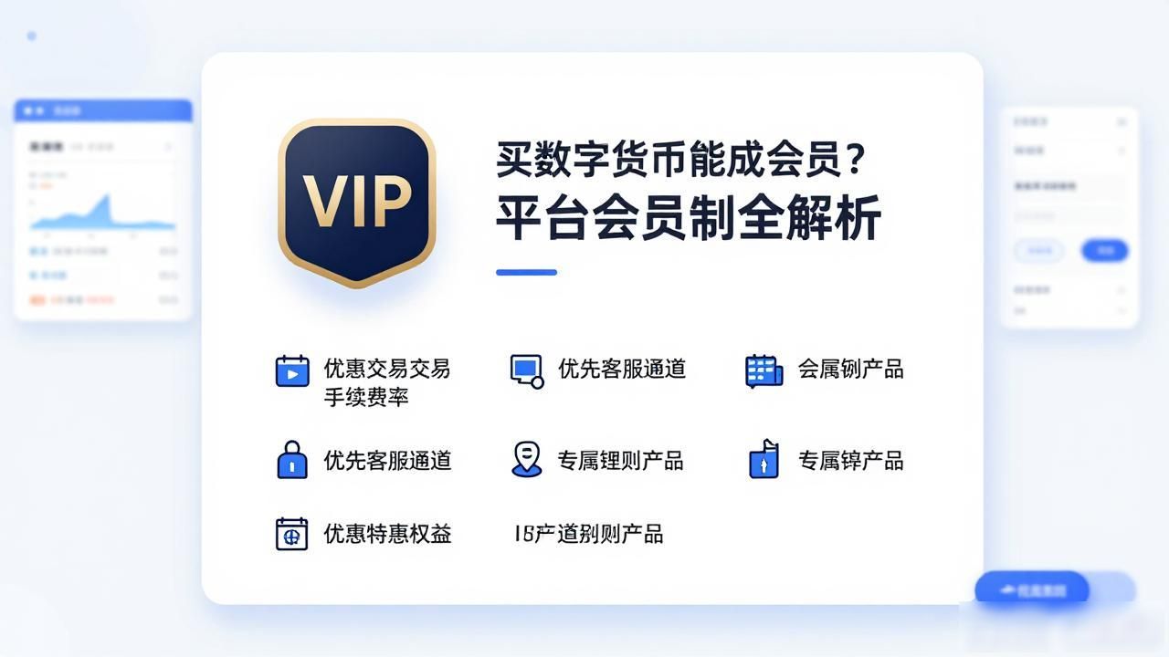 数字货币交易所会员体系搭建方法_主流加密货币平台VIP等级体系_买数字货币能成会员吗