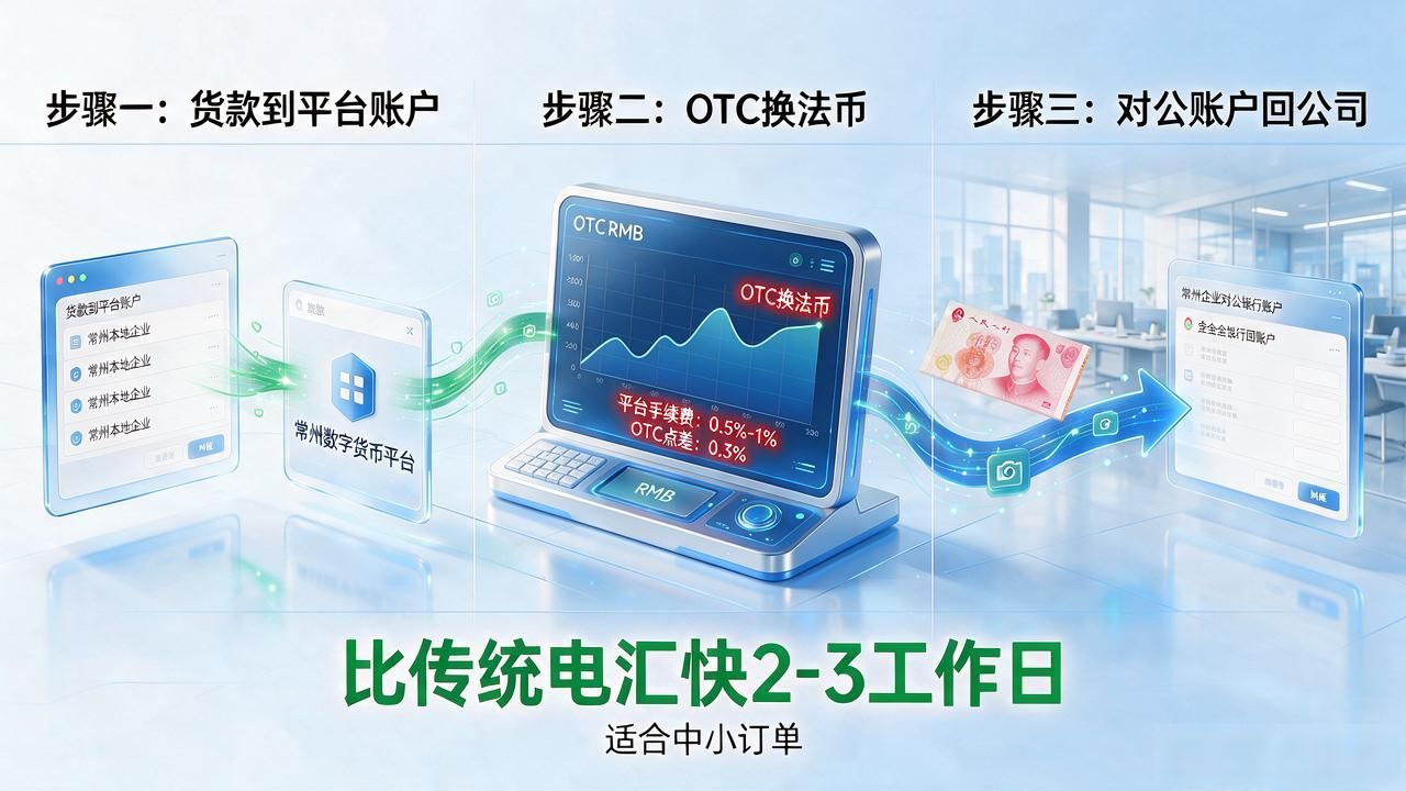 常州数字货币交易_常州新北区环球港OTC交易点推荐_常州高新区跨境电商数字货币结算渠道