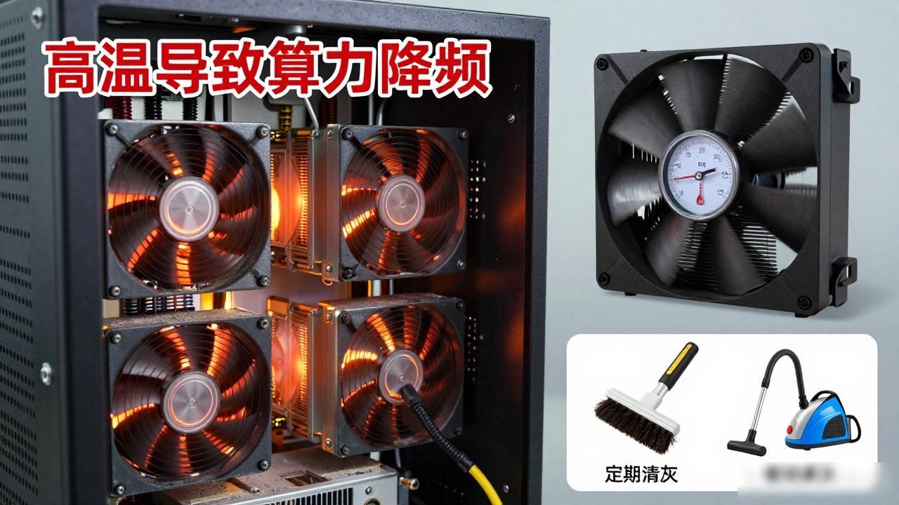 电费散热成本控制_矿机算力提升细节_数字货币矿机算力
