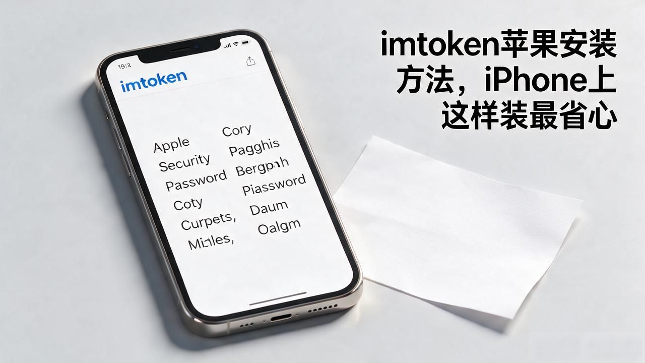 IM Token iPhone下载教程_imtoken苹果安_IM Token助记词安全存储方法