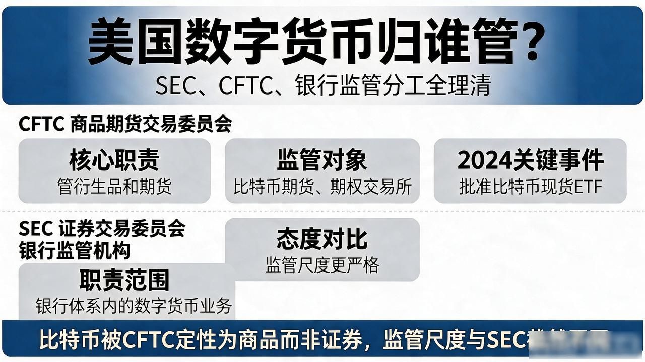 SEC与CFTC管辖权划分_数字货币美国监管机构_美国数字货币监管架构解析