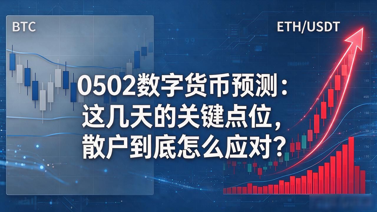 0502数字货币预测_ETH与BTC汇率轮动补涨策略_BTC 118000至124000关键点位分析