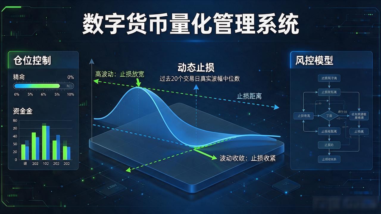动态止损策略波动率调整_加密市场量化风控仓位管理_数字货币的量化管理