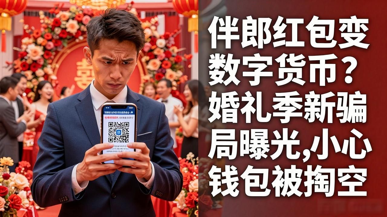 婚礼红包二维码骗局_伴郎数字红包诈骗防范_伴郎红包数字货币骗局