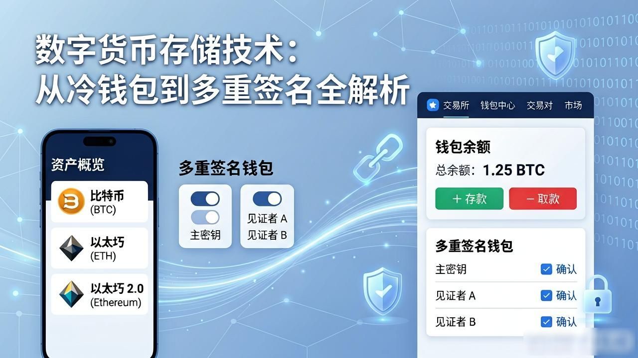 数字货币存储技术大全_硬件钱包私钥隔离技术_加密货币安全存储方案选择指南