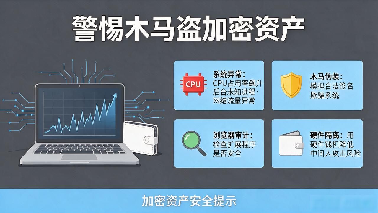 数字货币钱包木马病毒防护_私钥助记词截获防范策略_木马盗取数字货币