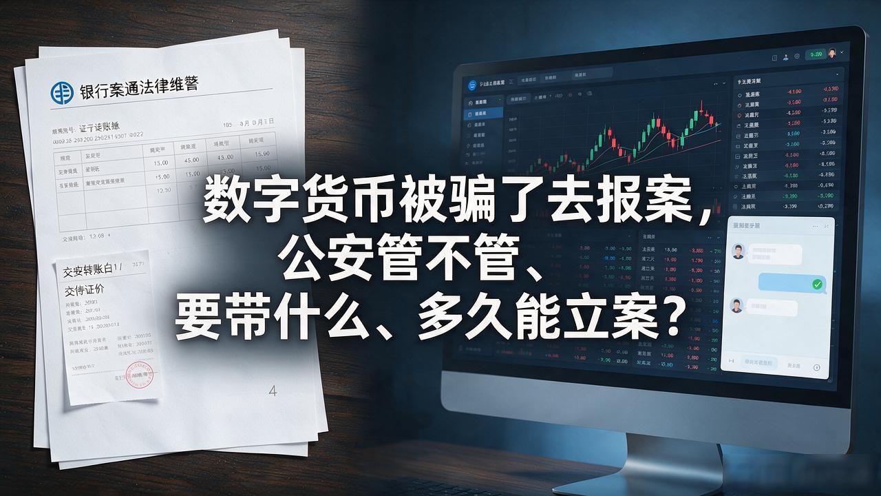 数字货币诈骗报案_数字货币诈骗报案流程_立案条件与证据要求