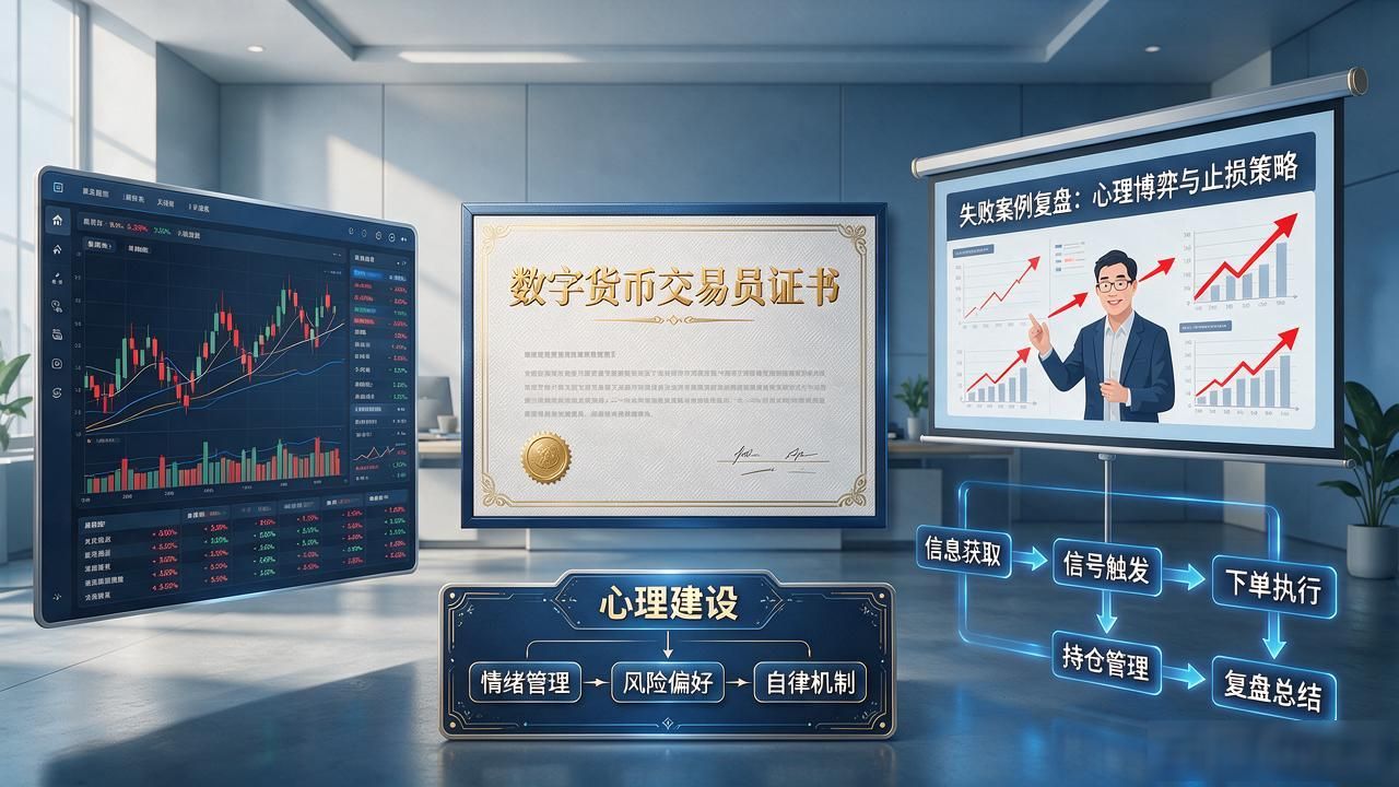 数字货币交易员证书_金融从业资格证_交易规则与风控体系