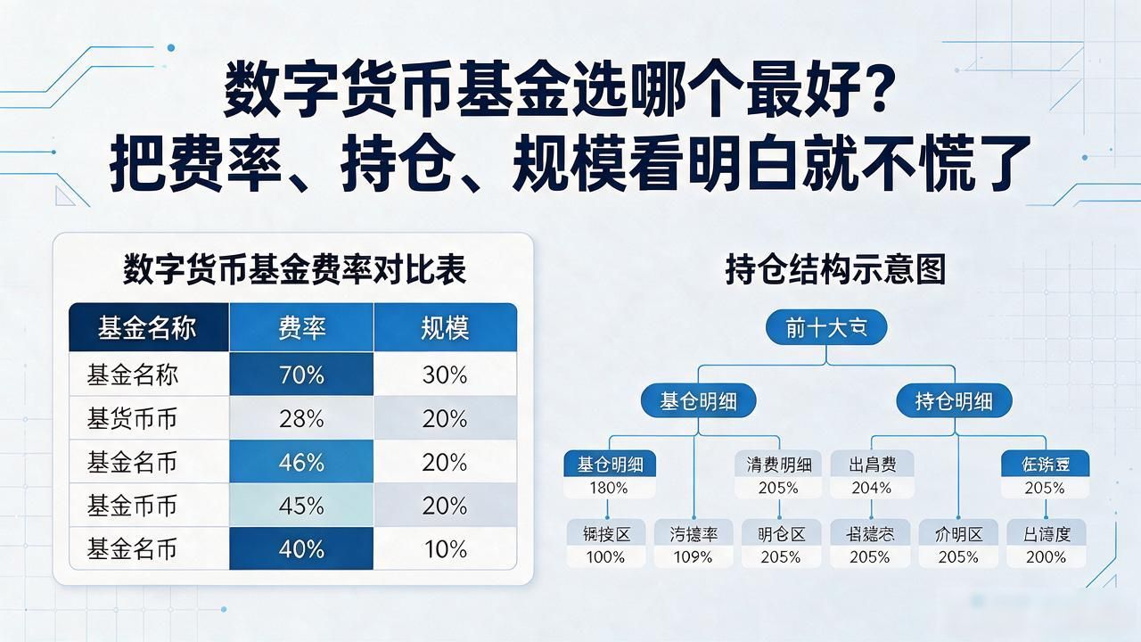 数字货币什么基金最好_持仓透明度筛选标准_数字货币基金费率对比影响