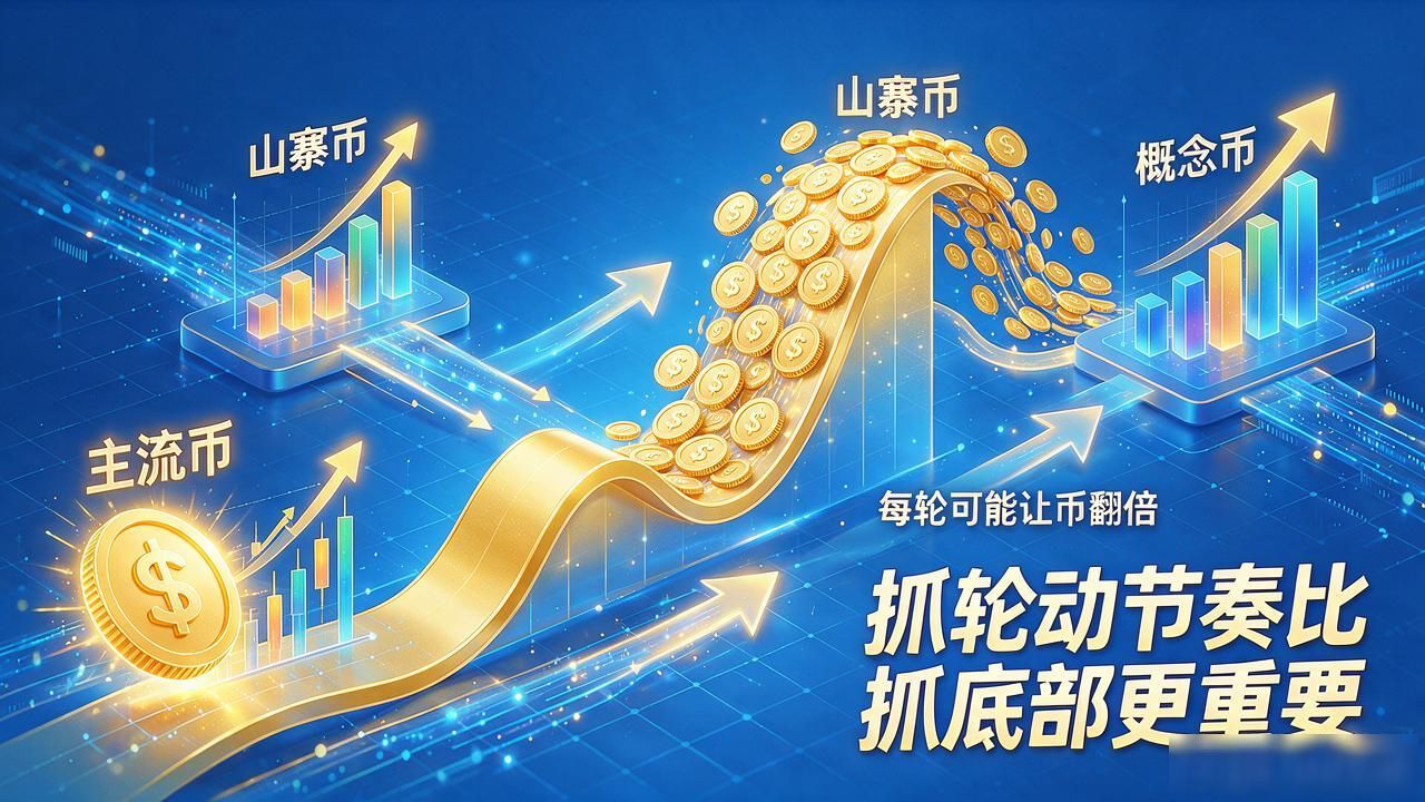 加密货币牛市资金轮动路径与山寨币机会_数字货币倍增原理_数字货币翻倍底层逻辑供给锁死需求爆发