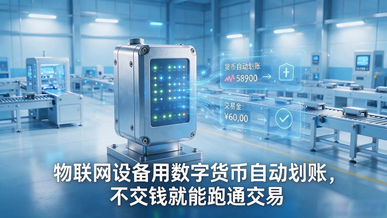 设备间自动结算区块链_物联网数字货币不交钱_智能工厂传感器微支付