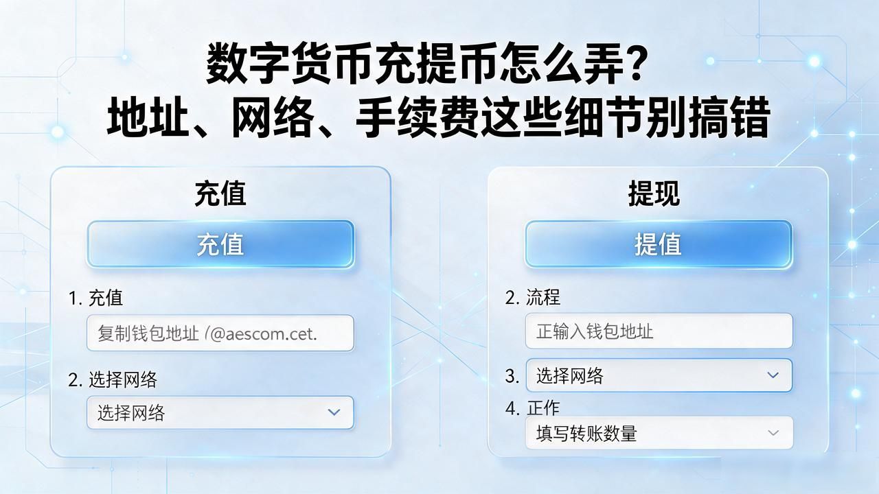 交易所充提币注意事项_数字货币充提币流程详解_数字货币如何充提币