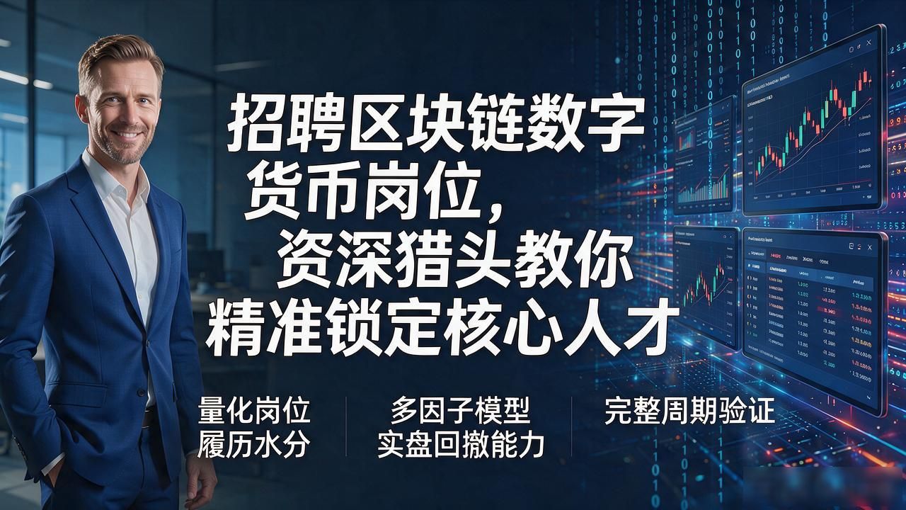 数字资产赛道 合约开发者 Gas优化逻辑 量化岗位 多因子模型 KYC流程设计 链上资金追踪工具 期权激励 项目分红_招聘区块链数字货币