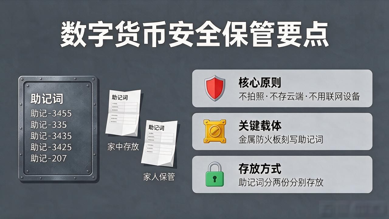 数字货币私钥保管_怎么保管好数字货币_硬件钱包安全存储