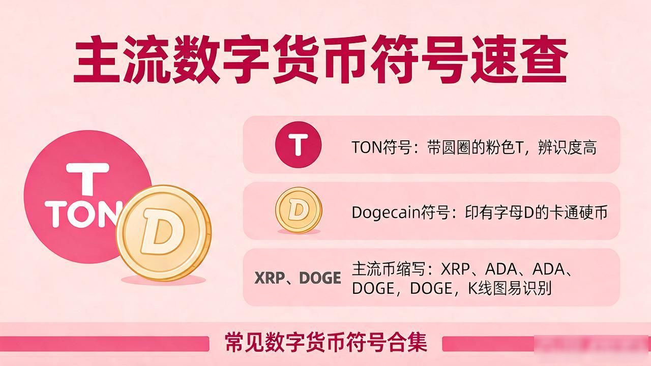 数字货币符号大全图片_比特币以太坊符号对照表_主流加密货币logo图标大全