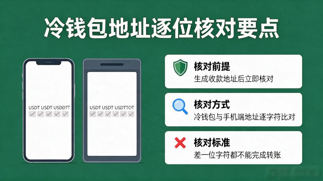 imToken冷钱包收USDT操作步骤_TRC20链地址核对防丢币_imtoken冷钱包收usdt