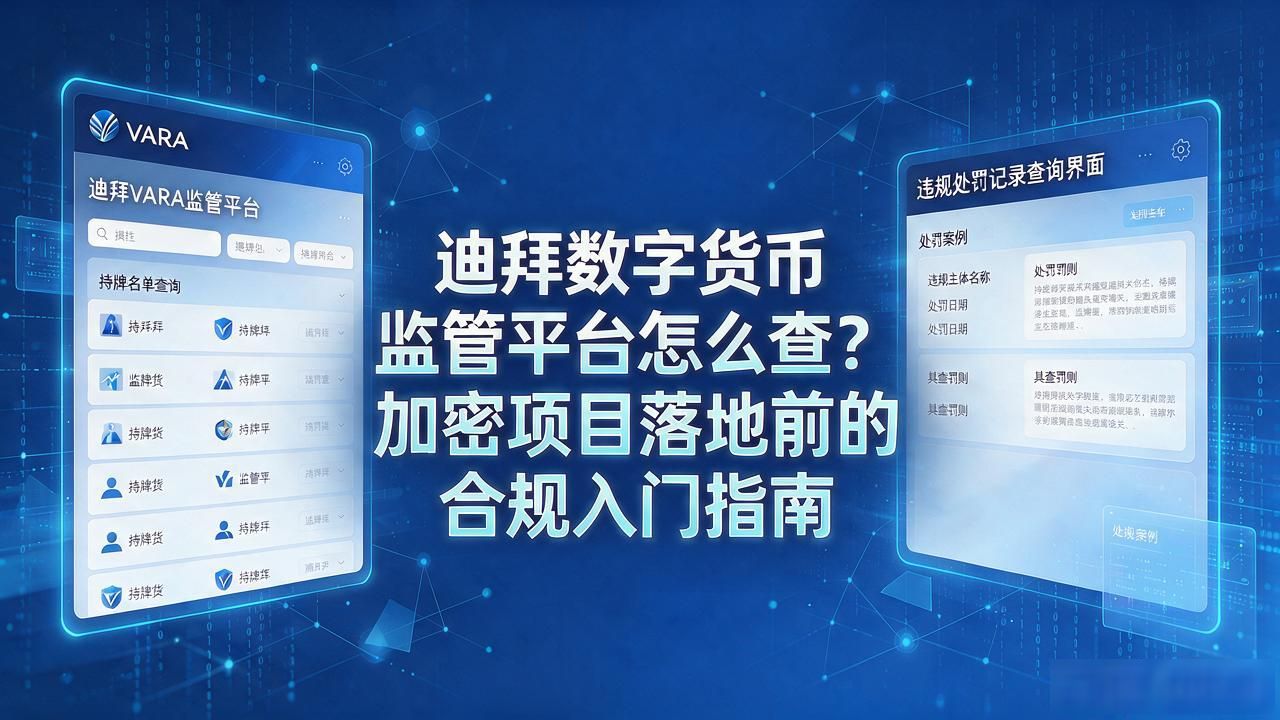 迪拜数字货币监管平台_迪拜虚拟资产监管局VASP牌照申请_迪拜加密货币合规框架交易托管审计反洗钱