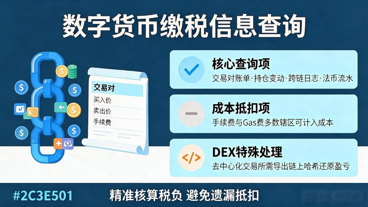 数字货币缴税信息查询入口_数字货币缴税信息查询_数字资产税务申报计算逻辑