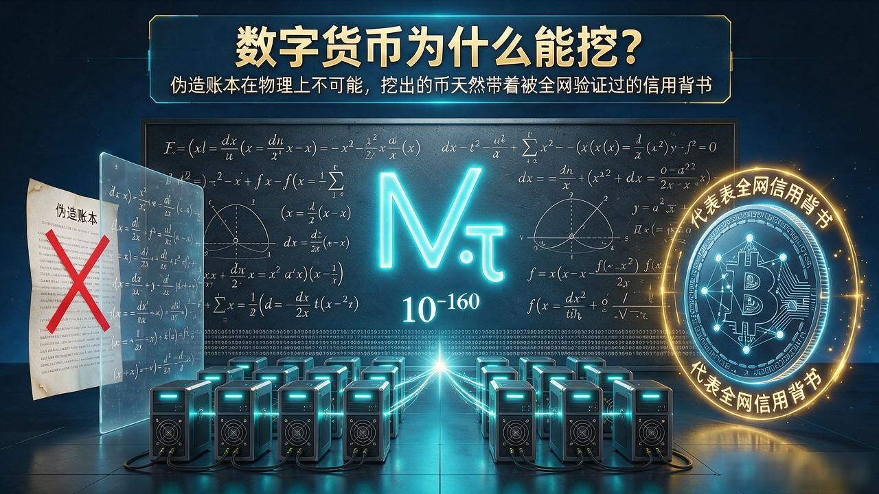矿工记账权竞争_数字货币为什么能挖_挖矿原理