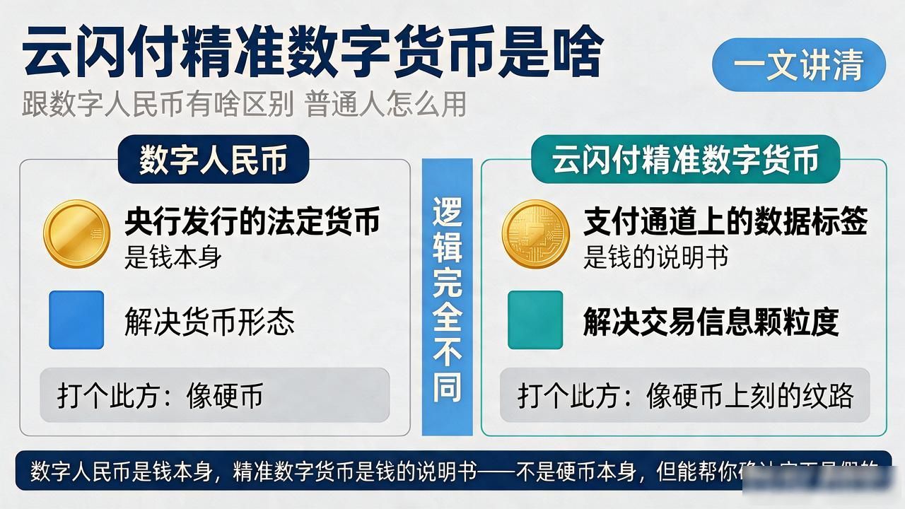 云闪付精准数字货币_云闪付精准数字货币_数字人民币区别