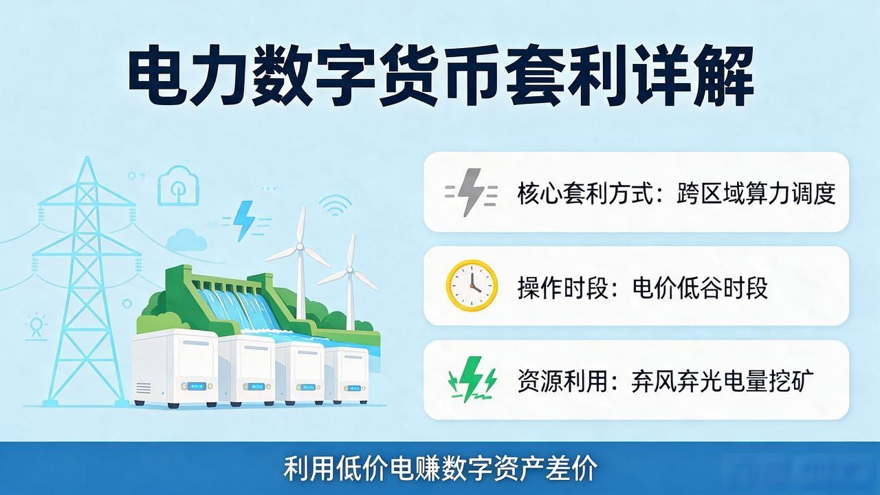 电力数字货币跨区域算力套利模式_清洁能源过剩地区挖矿套利_电力数字货币套利模式