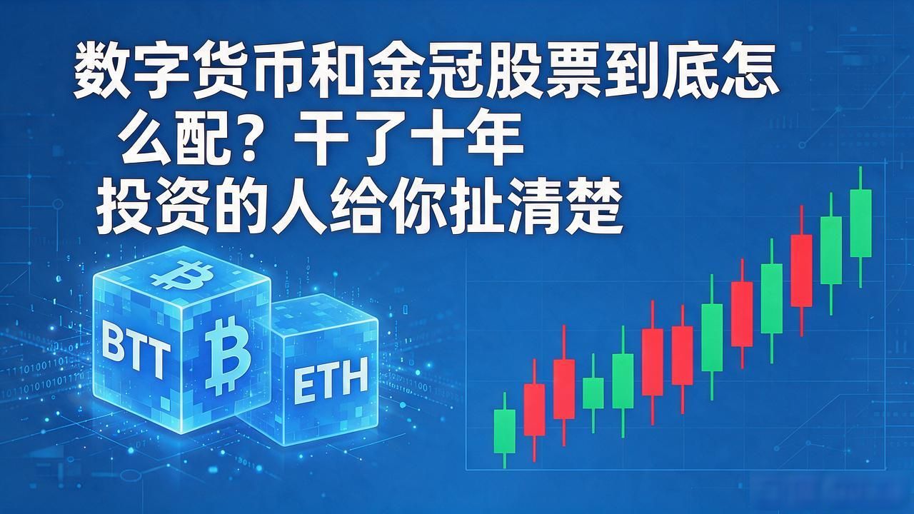 数字货币与金冠股票投资对比_数字货币和金冠股票_去中心化与传统资产配置策略