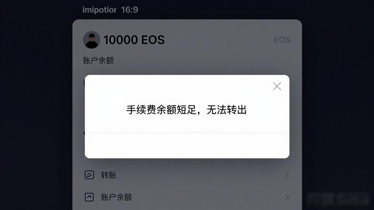 EOS网络选择错误 imToken_imtoken的EOS无法转出_imToken EOS转出问题