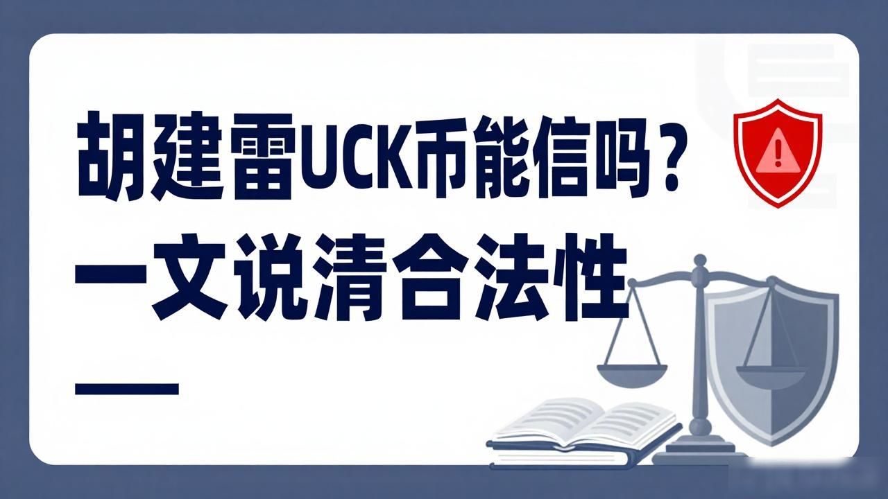 数字货币监管 UCK数字货币 胡建雷风险_胡建雷的UCK数字货币合法吗