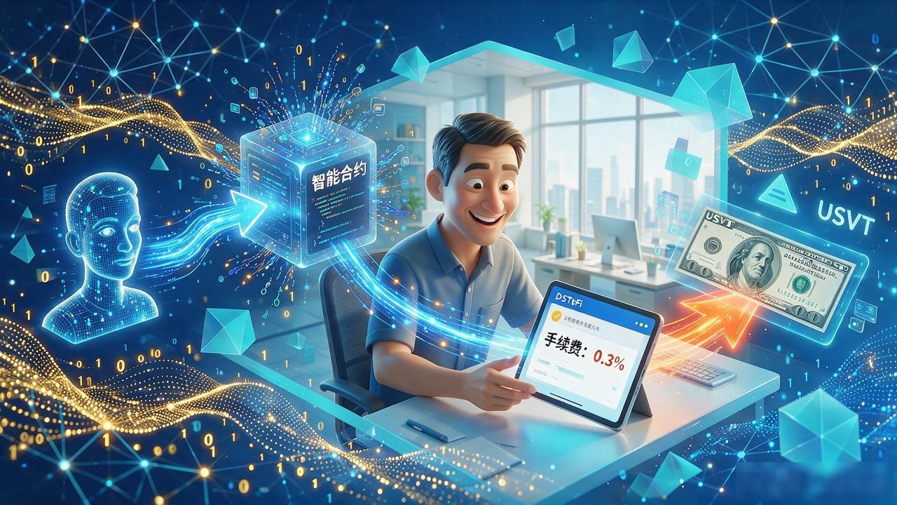 数字人民币智能合约应用场景_数字货币的延伸_DeFi稳定币跨境结算手续费降低