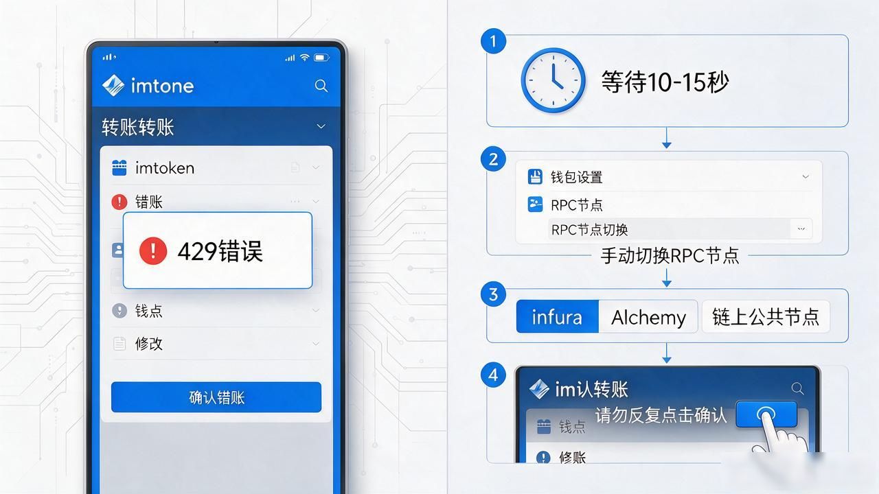 imtoken切换RPC节点解决限流_imtoken转账429什么意思_imtoken转账429报错原因